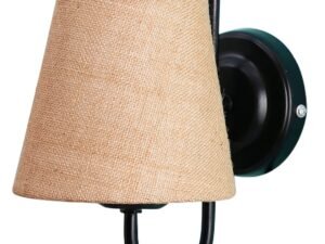 Multicolor Wall Lamp | Elegant Jute Material | Stylish Ambient Light for Home, Office, Living Room, Bedroom, Hallway | Modern Decorative Wall Sconce - Model DRF08