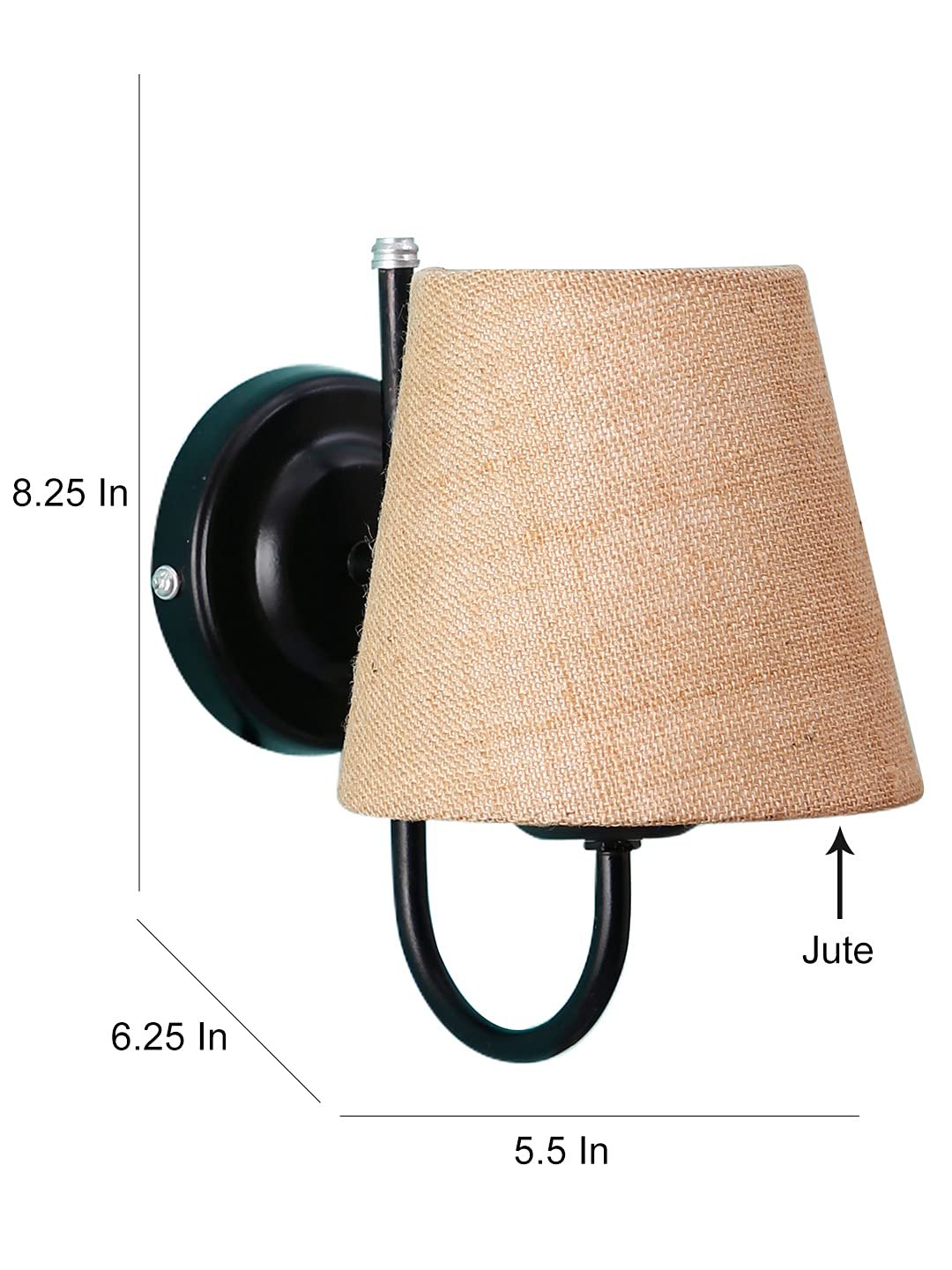 Multicolor Wall Lamp | Elegant Jute Material | Stylish Ambient Light for Home, Office, Living Room, Bedroom, Hallway | Modern Decorative Wall Sconce - Model DRF08