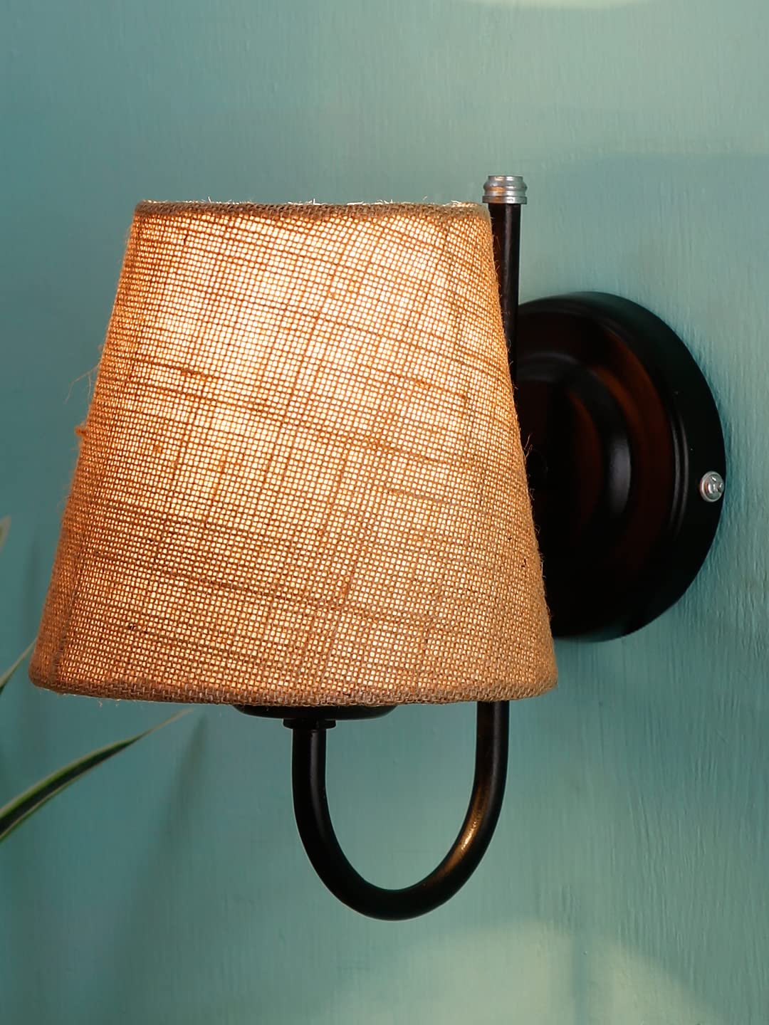 Multicolor Wall Lamp | Elegant Jute Material | Stylish Ambient Light for Home, Office, Living Room, Bedroom, Hallway | Modern Decorative Wall Sconce - Model DRF08