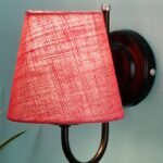 Multicolor Wall Lamp | Elegant Jute Material | Stylish Ambient Light for Home, Office, Living Room, Bedroom, Hallway | Modern Decorative Wall Sconce – Model DRF10
