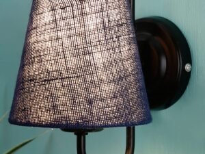 Multicolor Wall Lamp | Elegant Jute Material | Stylish Ambient Light for Home, Office, Living Room, Bedroom, Hallway | Modern Decorative Wall Sconce - Model DRF12