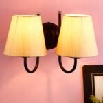 Multicolor Wall Lamp | Elegant Cotton Design | Stylish Ambient Light for Home, Office, Living Room, Bedroom, Hallway | Modern Decorative Wall Sconce – Model DRF16