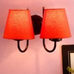 Multicolor Wall Lamp | Elegant Cotton Design | Stylish Ambient Light for Home, Office, Living Room, Bedroom, Hallway | Modern Decorative Wall Sconce – Model DRF19