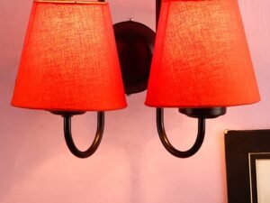 Multicolor Wall Lamp | Elegant Cotton Design | Stylish Ambient Light for Home, Office, Living Room, Bedroom, Hallway | Modern Decorative Wall Sconce - Model DRF19