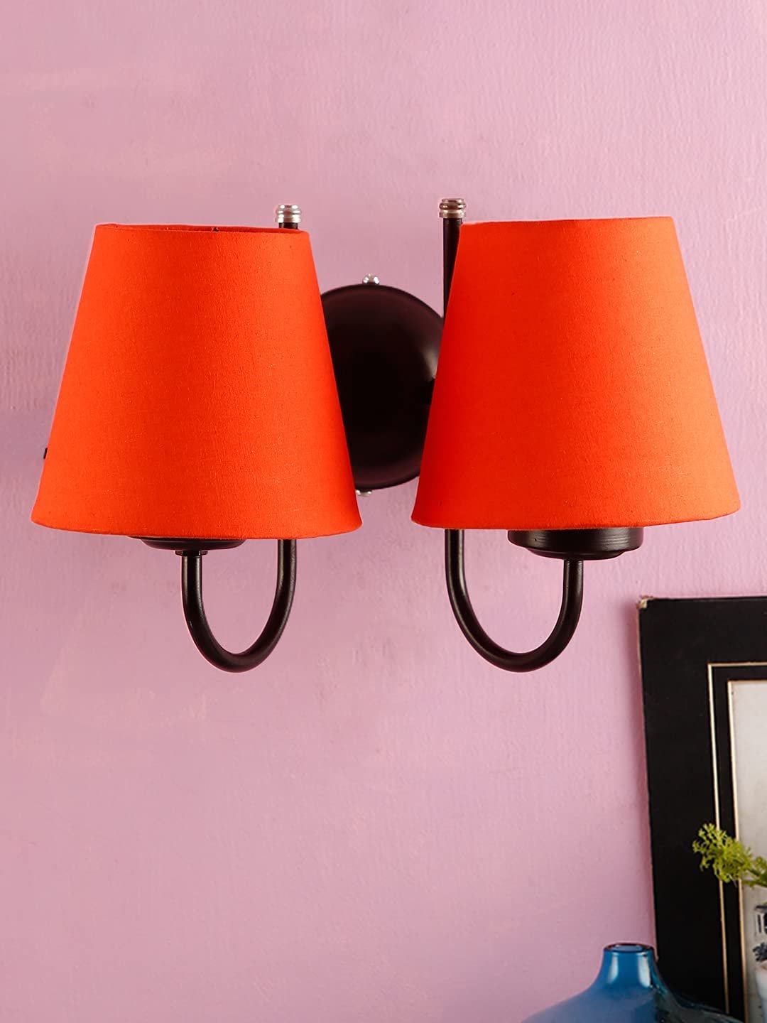 Multicolor Wall Lamp | Elegant Cotton Design | Stylish Ambient Light for Home, Office, Living Room, Bedroom, Hallway | Modern Decorative Wall Sconce - Model DRF19
