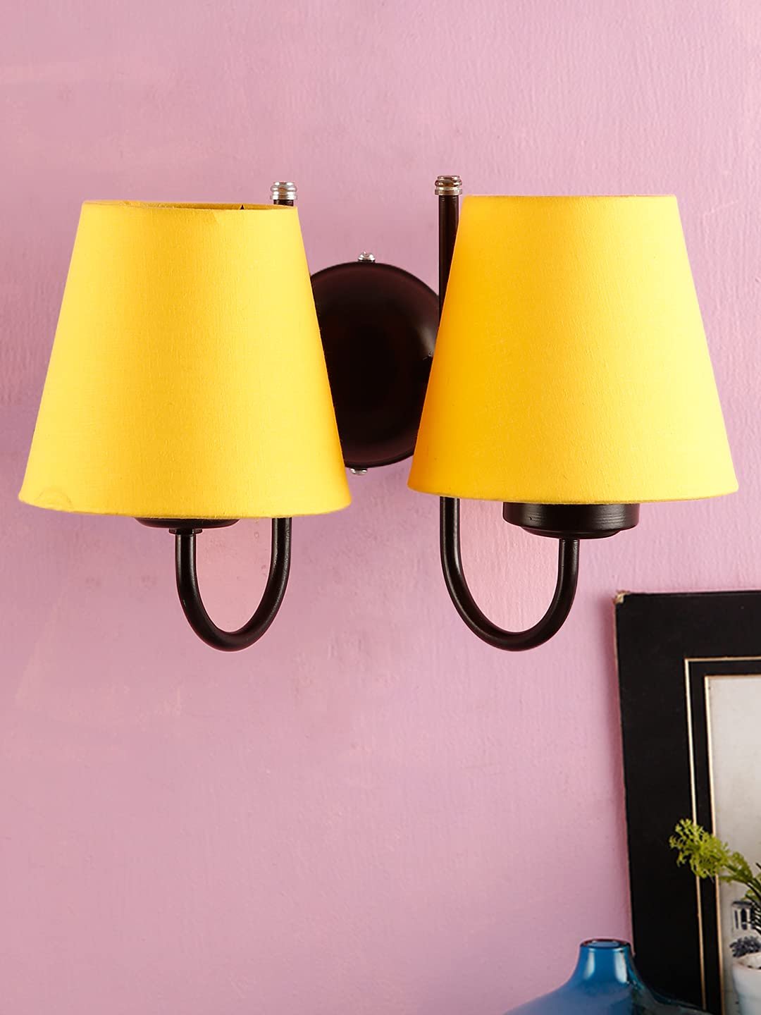 Multicolor Wall Lamp | Elegant Cotton Design | Stylish Ambient Light for Home, Office, Living Room, Bedroom, Hallway | Modern Decorative Wall Sconce - Model DRF20
