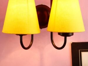 Multicolor Wall Lamp | Elegant Cotton Design | Stylish Ambient Light for Home, Office, Living Room, Bedroom, Hallway | Modern Decorative Wall Sconce - Model DRF20