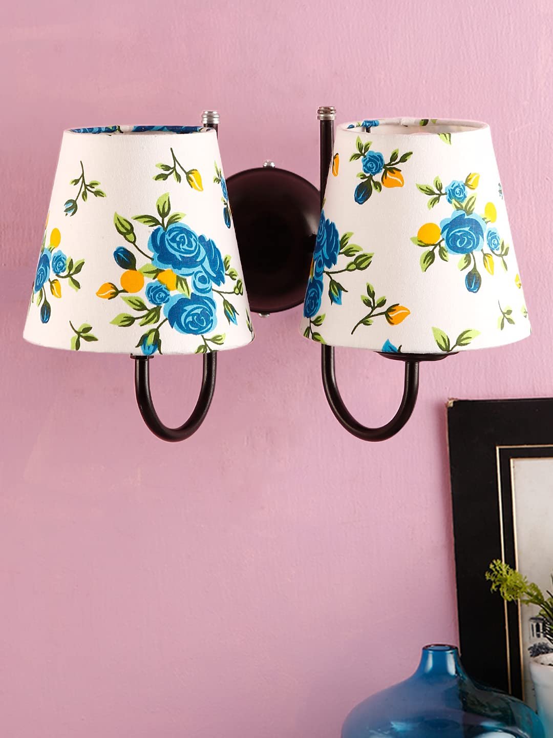 Multicolor Wall Lamp | Elegant Cotton Design | Stylish Ambient Light for Home, Office, Living Room, Bedroom, Hallway | Modern Decorative Wall Sconce - Model DRF28