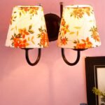 Multicolor Wall Lamp | Elegant Cotton Design | Stylish Ambient Light for Home, Office, Living Room, Bedroom, Hallway | Modern Decorative Wall Sconce – Model DRF29