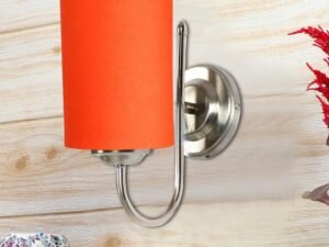 Multicolor Wall Lamp | Elegant Steel & Fabric Design | Stylish Ambient Light for Home, Office, Living Room, Bedroom, Hallway | Modern Decorative Wall Sconce - Model DTG19
