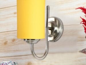 Multicolor Wall Lamp | Elegant Steel & Fabric Design | Stylish Ambient Light for Home, Office, Living Room, Bedroom, Hallway | Modern Decorative Wall Sconce - Model DTG20