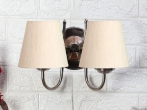 Multicolor Wall Lamp | Elegant Steel & Fabric Design | Stylish Ambient Light for Home, Office, Living Room, Bedroom, Hallway | Modern Decorative Wall Sconce - Model DTG31