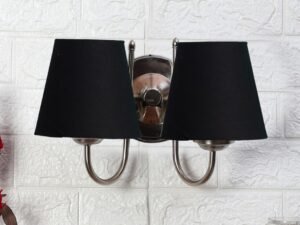 Multicolor Wall Lamp | Elegant Steel & Fabric Design | Stylish Ambient Light for Home, Office, Living Room, Bedroom, Hallway | Modern Decorative Wall Sconce - Model DTG32