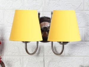 Multicolor Wall Lamp | Elegant Steel & Fabric Design | Stylish Ambient Light for Home, Office, Living Room, Bedroom, Hallway | Modern Decorative Wall Sconce - Model DTG35