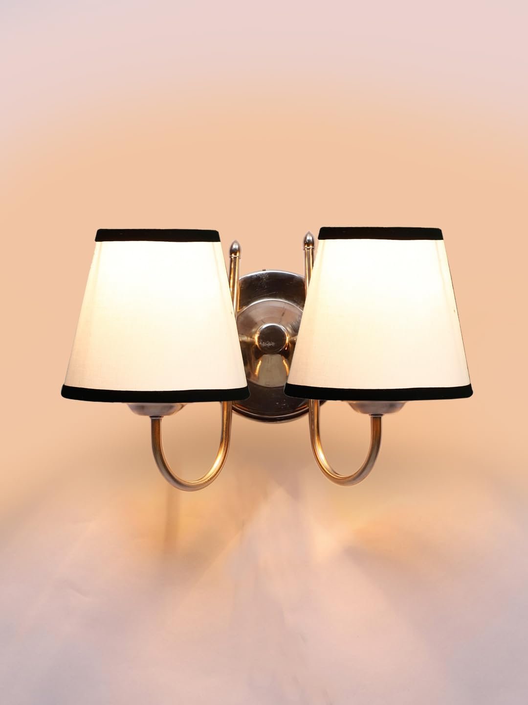 Multicolor Wall Lamp | Elegant Steel & Fabric Design | Stylish Ambient Light for Home, Office, Living Room, Bedroom, Hallway | Modern Decorative Wall Sconce - Model DTG37