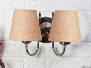 Multicolor Wall Lamp | Elegant Steel & Fabric Design | Stylish Ambient Light for Home, Office, Living Room, Bedroom, Hallway | Modern Decorative Wall Sconce - Model DTG38