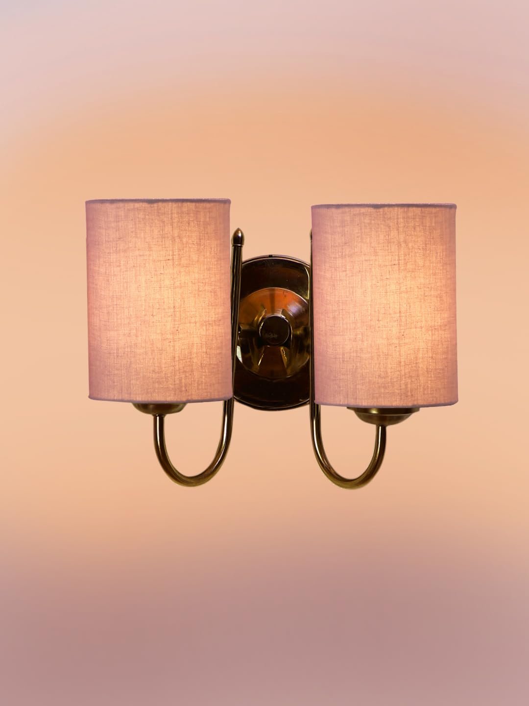 Multicolor Wall Lamp | Elegant Steel & Fabric Design | Stylish Ambient Light for Home, Office, Living Room, Bedroom, Hallway | Modern Decorative Wall Sconce - Model DTG51