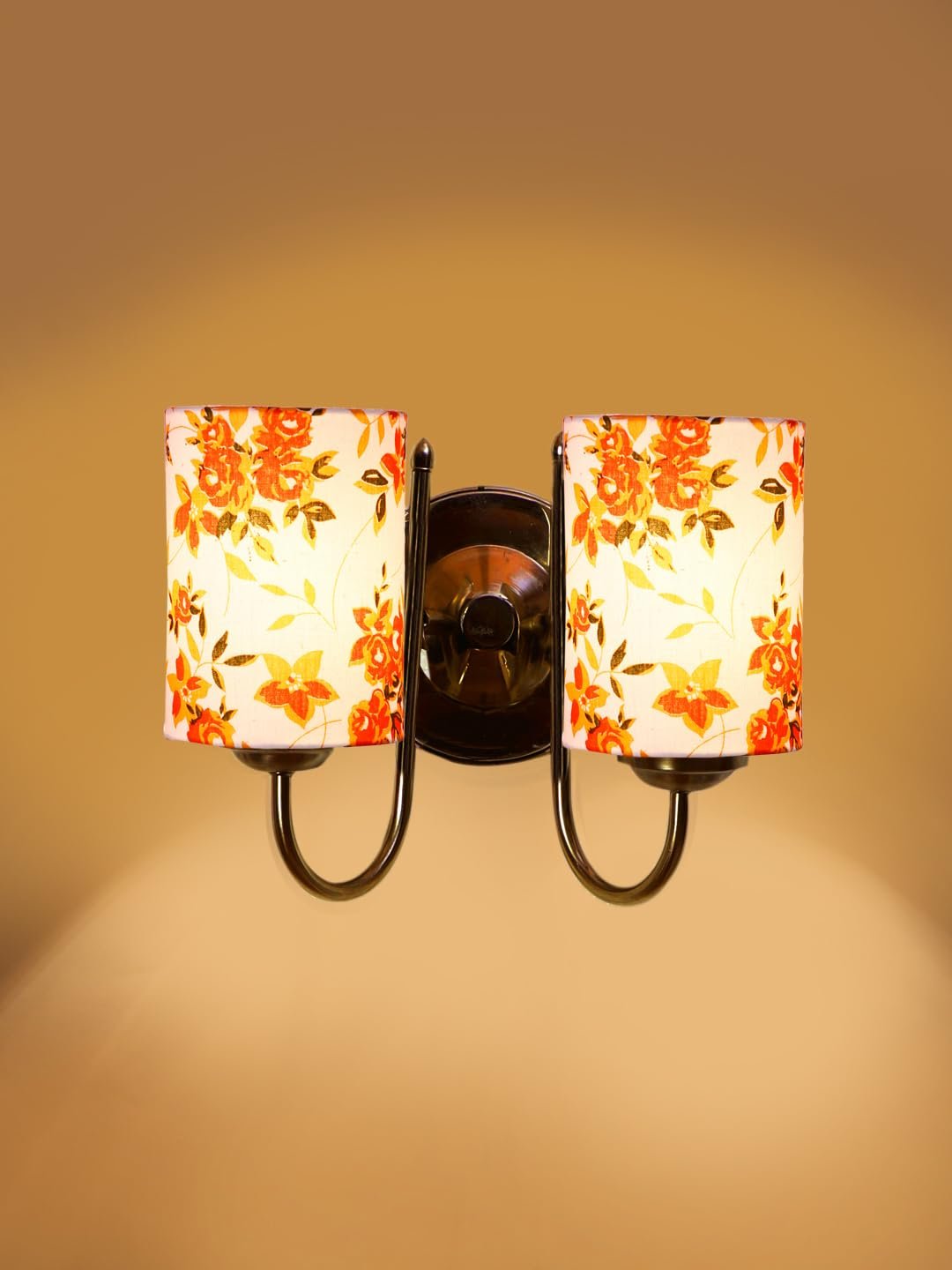 Multicolor Wall Lamp | Elegant Steel & Fabric Design | Stylish Ambient Light for Home, Office, Living Room, Bedroom, Hallway | Modern Decorative Wall Sconce - Model DTG59
