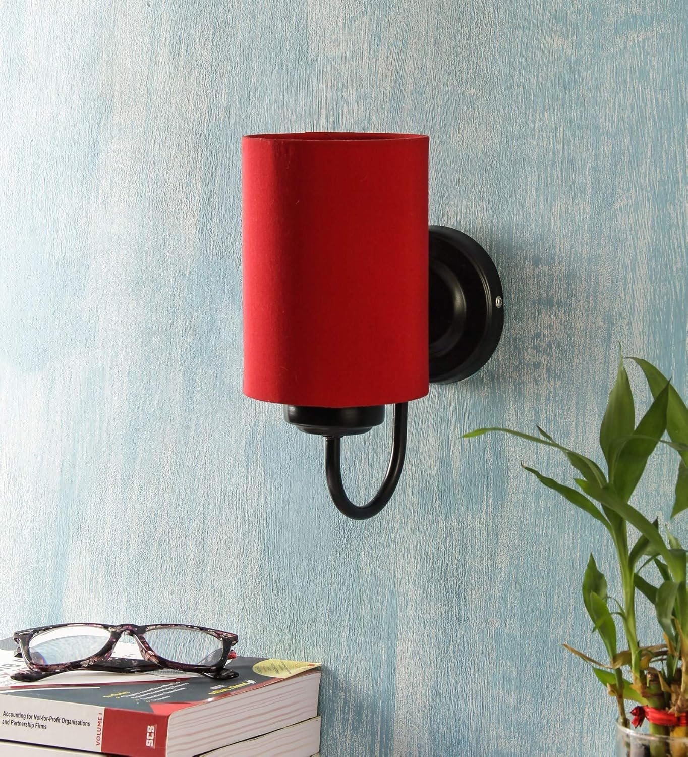 Multicolor Wall Lamp | Elegant Cotton Design | Stylish Ambient Light for Home, Office, Living Room, Bedroom, Hallway | Modern Decorative Wall Sconce - Model DV33