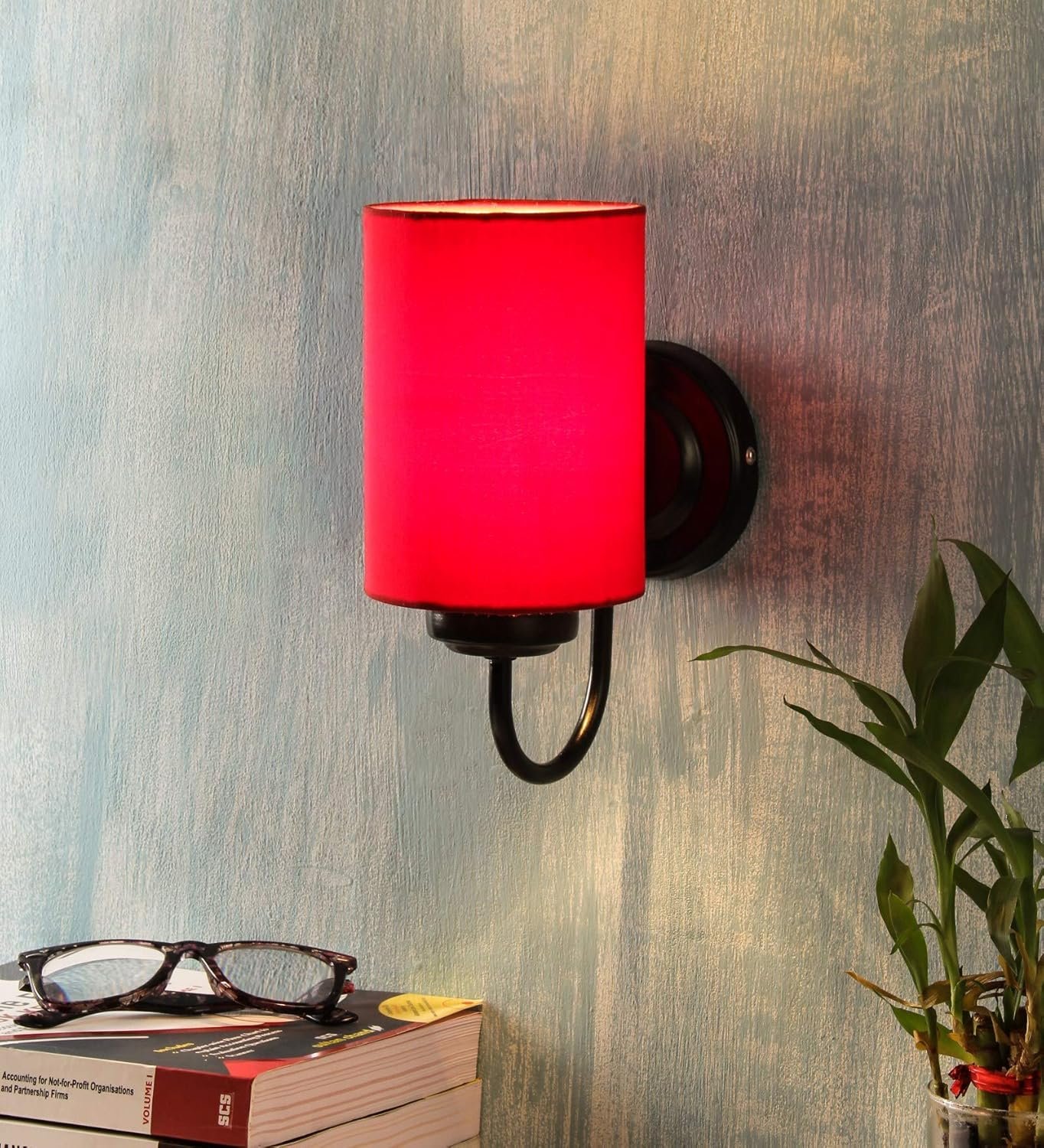 Multicolor Wall Lamp | Elegant Cotton Design | Stylish Ambient Light for Home, Office, Living Room, Bedroom, Hallway | Modern Decorative Wall Sconce - Model DV33