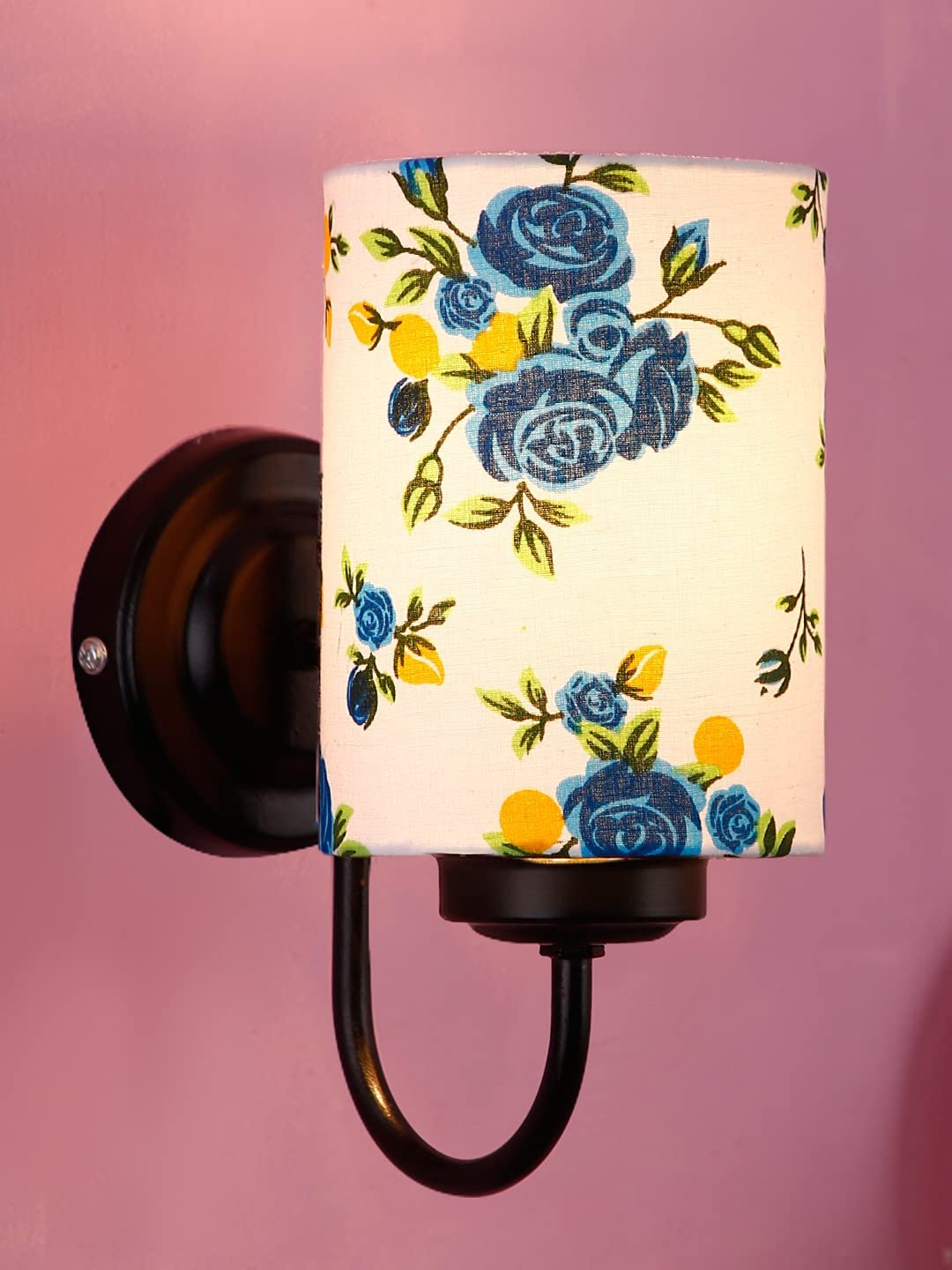 Multicolor Wall Lamp | Elegant Cotton Design | Stylish Ambient Light for Home, Office, Living Room, Bedroom, Hallway | Modern Decorative Wall Sconce - Model DV43