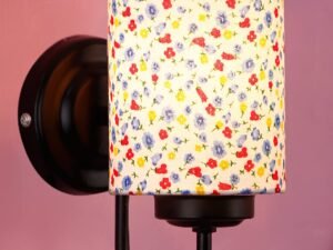 Multicolor Wall Lamp | Elegant Cotton Design | Stylish Ambient Light for Home, Office, Living Room, Bedroom, Hallway | Modern Decorative Wall Sconce - Model DV45