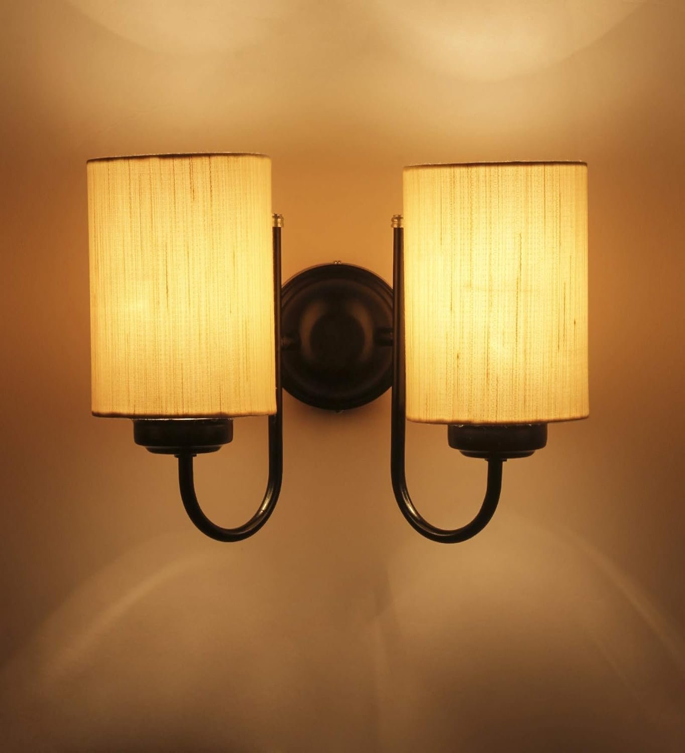 Multicolor Wall Lamp | Elegant Cotton Design | Stylish Ambient Light for Home, Office, Living Room, Bedroom, Hallway | Modern Decorative Wall Sconce - Model DV46