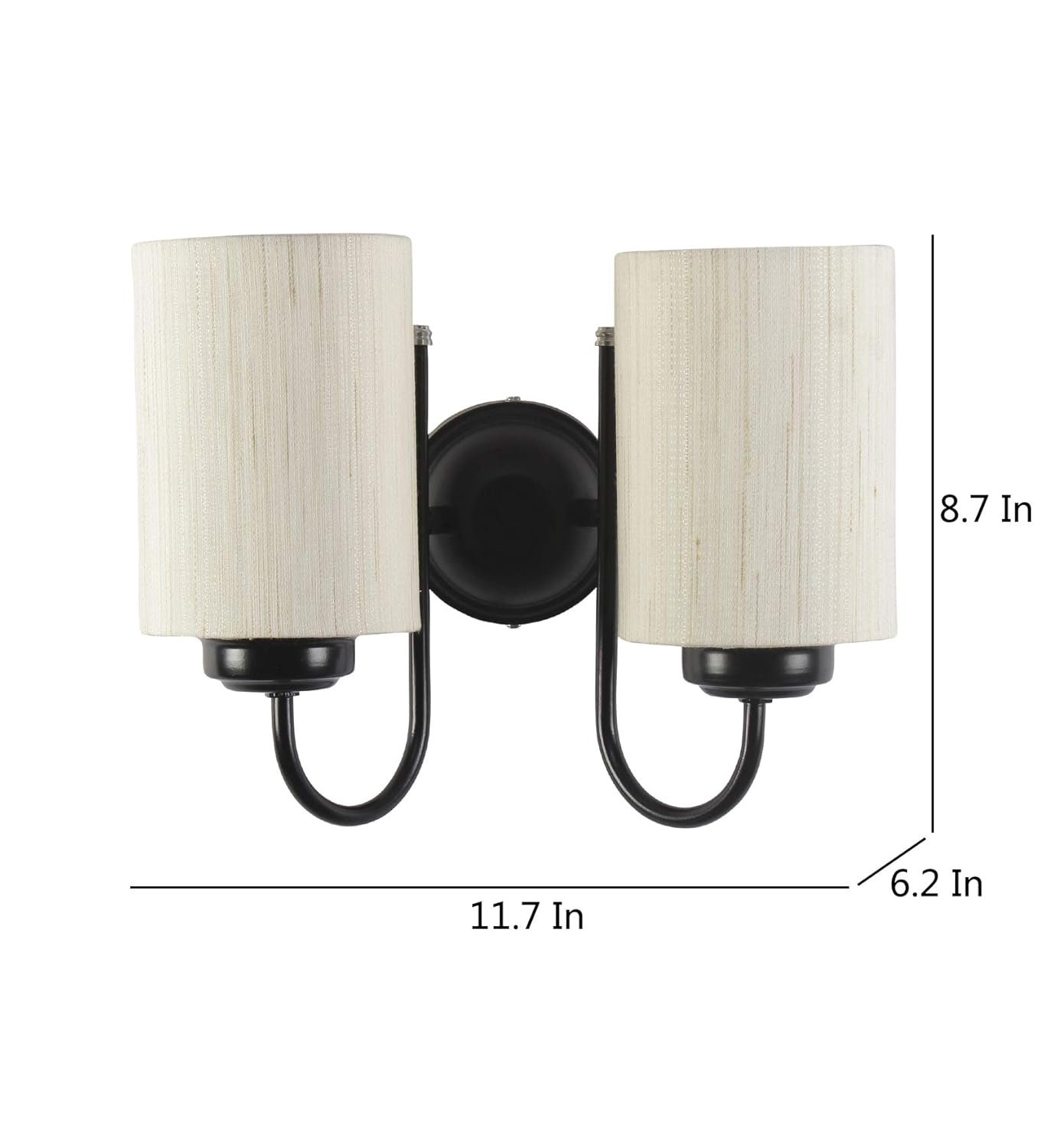 Multicolor Wall Lamp | Elegant Cotton Design | Stylish Ambient Light for Home, Office, Living Room, Bedroom, Hallway | Modern Decorative Wall Sconce - Model DV46