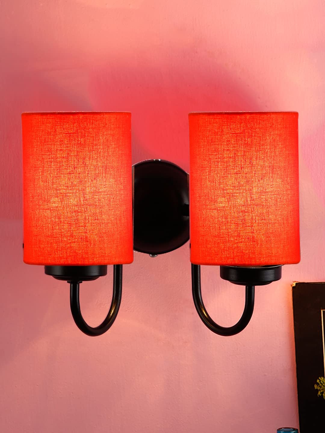 Multicolor Wall Lamp | Elegant Cotton Design | Stylish Ambient Light for Home, Office, Living Room, Bedroom, Hallway | Modern Decorative Wall Sconce - Model DV49