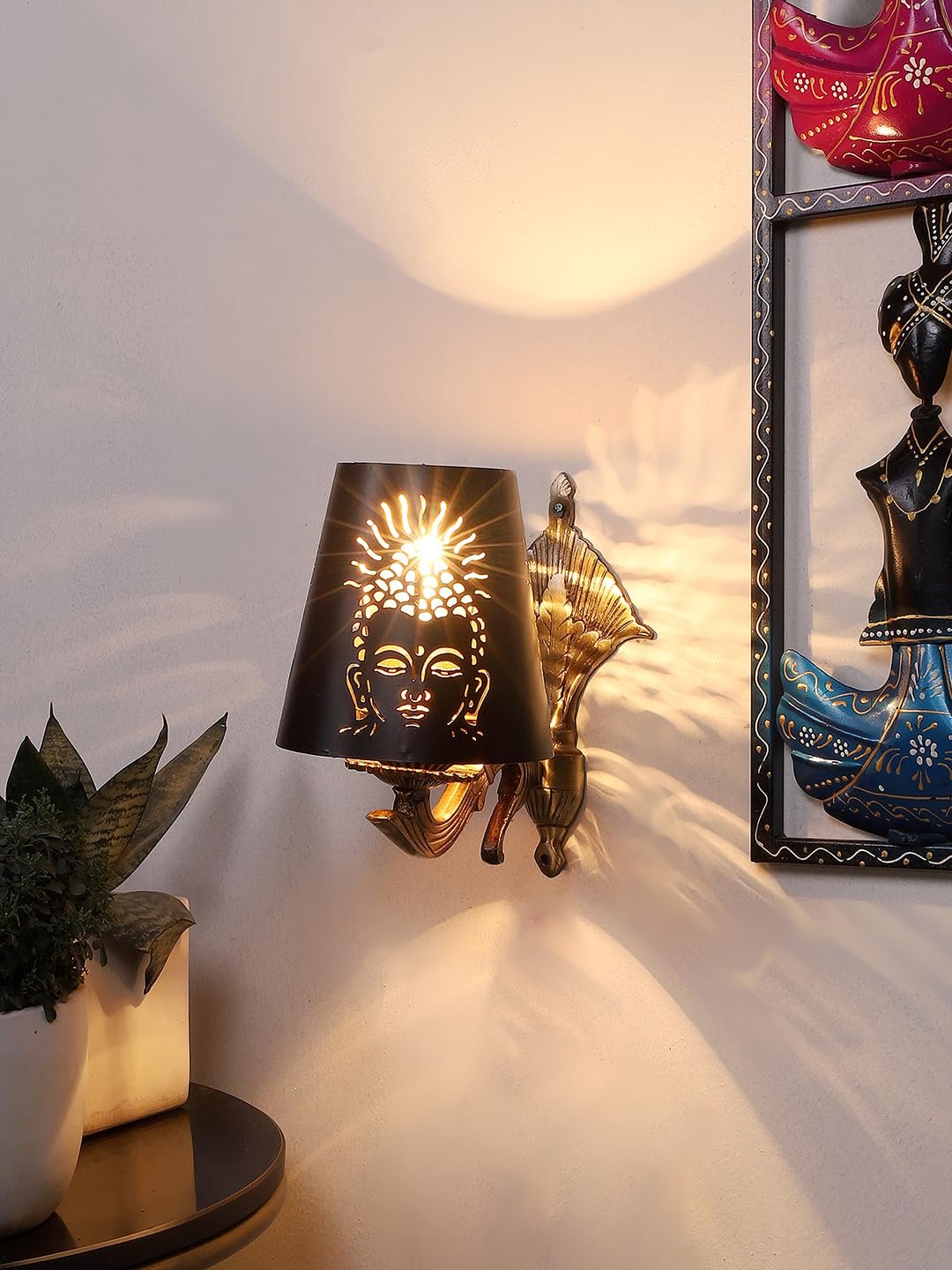 Multicolor Wall Lamp | Elegant Metal Material | Stylish Ambient Light for Home, Office, Living Room, Bedroom, Hallway | Modern Decorative Wall Sconce - Model DZW14