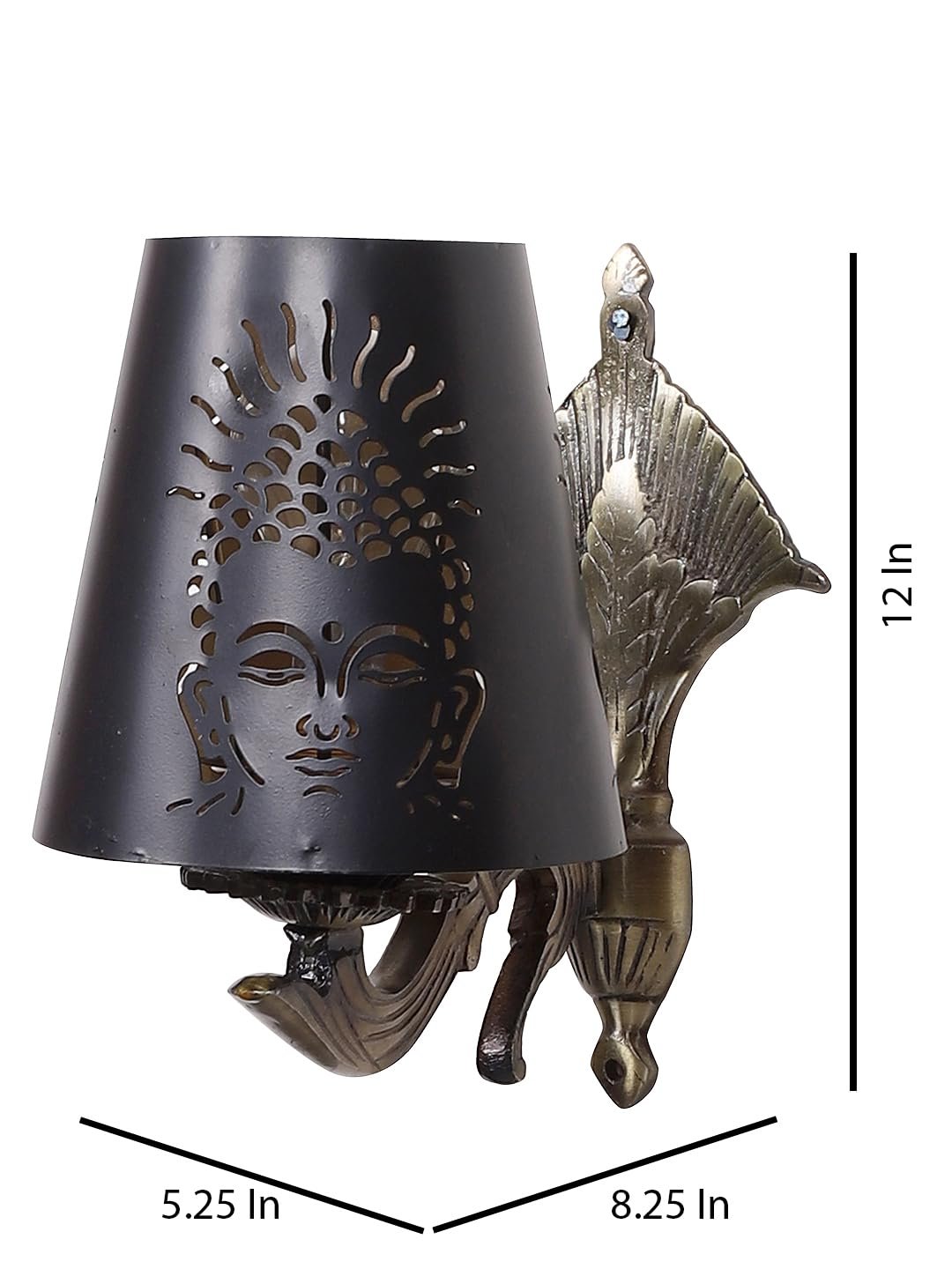 Multicolor Wall Lamp | Elegant Metal Material | Stylish Ambient Light for Home, Office, Living Room, Bedroom, Hallway | Modern Decorative Wall Sconce - Model DZW14