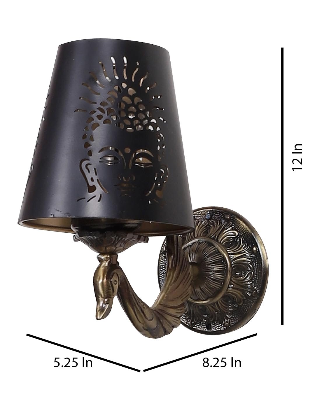 Multicolor Wall Lamp | Elegant Metal Material | Stylish Ambient Light for Home, Office, Living Room, Bedroom, Hallway | Modern Decorative Wall Sconce - Model DZW19