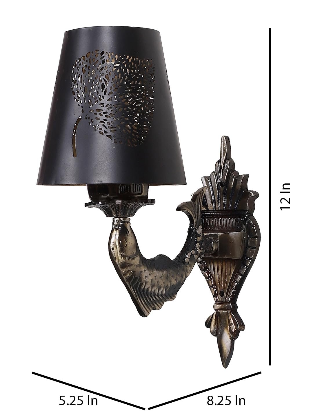 Multicolor Wall Lamp | Elegant Metal Material | Stylish Ambient Light for Home, Office, Living Room, Bedroom, Hallway | Modern Decorative Wall Sconce - Model DZW26
