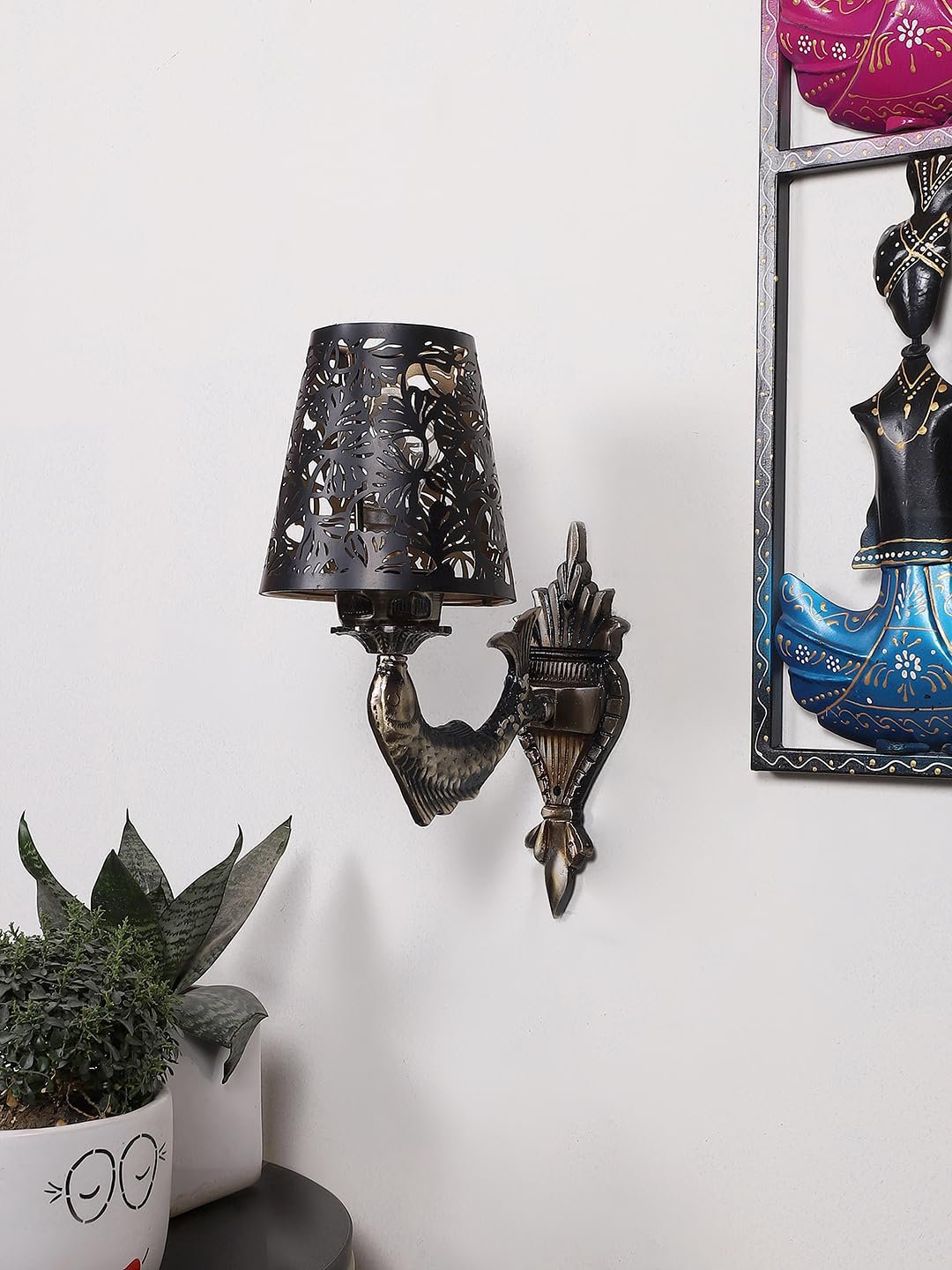Multicolor Wall Lamp | Elegant Metal Material | Stylish Ambient Light for Home, Office, Living Room, Bedroom, Hallway | Modern Decorative Wall Sconce - Model DZW28