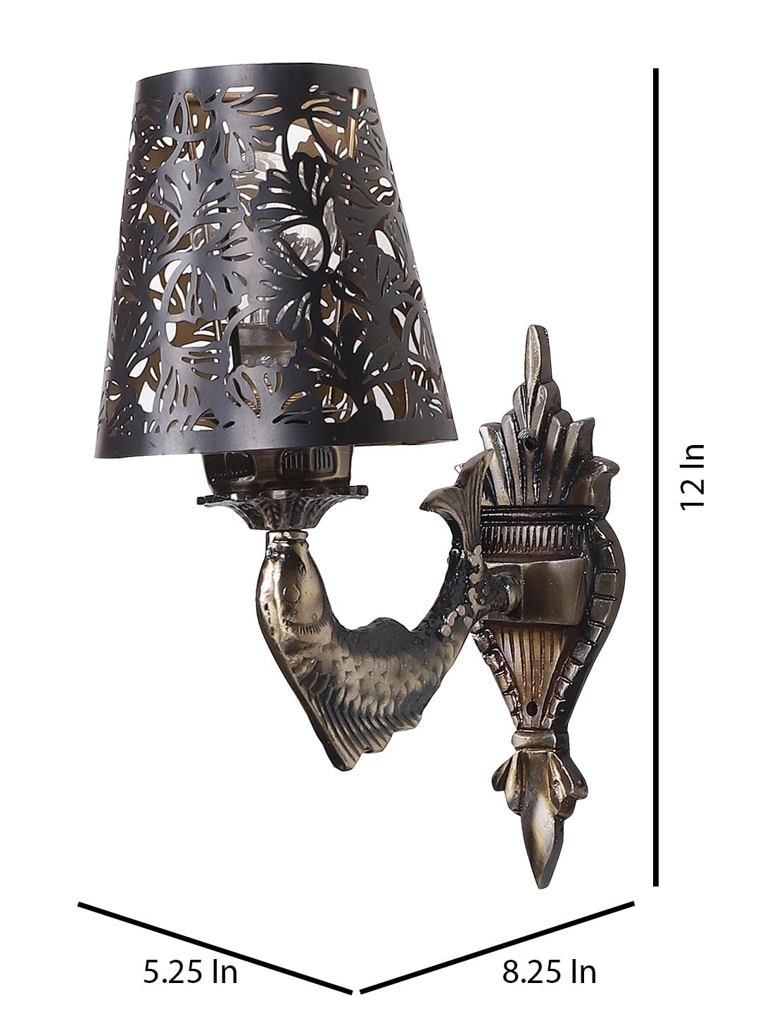 Multicolor Wall Lamp | Elegant Metal Material | Stylish Ambient Light for Home, Office, Living Room, Bedroom, Hallway | Modern Decorative Wall Sconce - Model DZW28