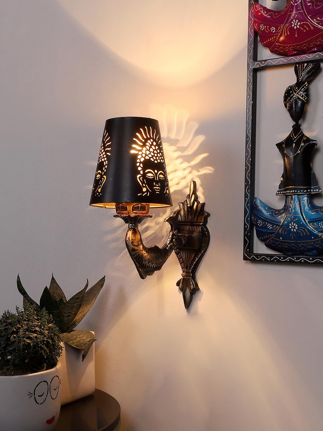 Multicolor Wall Lamp | Elegant Metal Material | Stylish Ambient Light for Home, Office, Living Room, Bedroom, Hallway | Modern Decorative Wall Sconce - Model DZW30