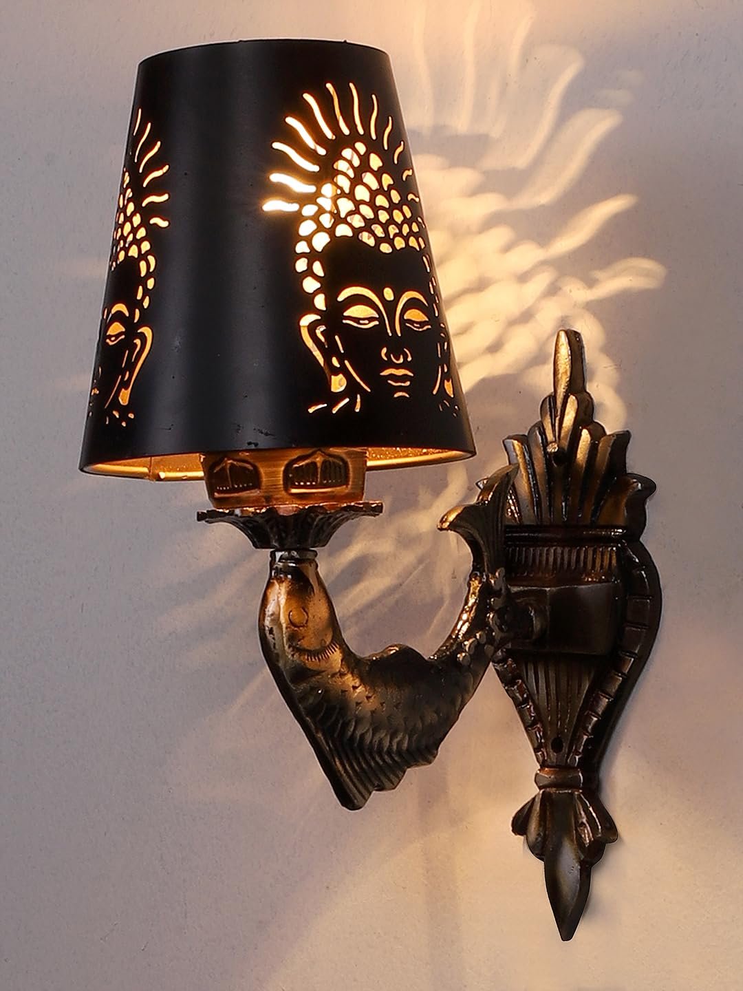 Multicolor Wall Lamp | Elegant Metal Material | Stylish Ambient Light for Home, Office, Living Room, Bedroom, Hallway | Modern Decorative Wall Sconce - Model DZW30