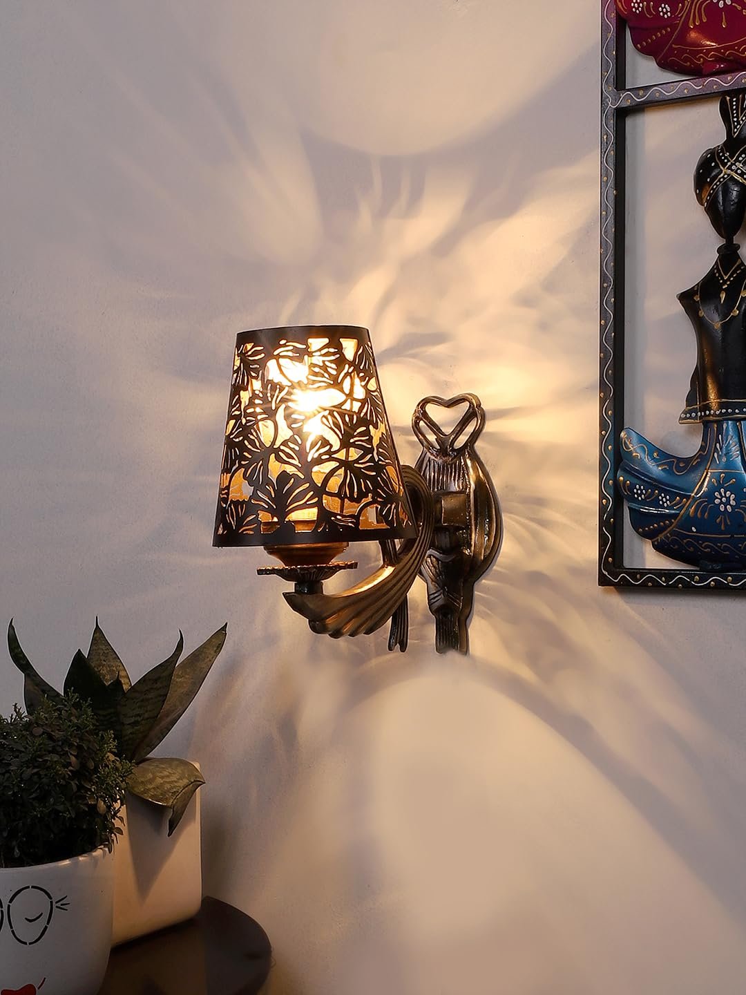 Multicolor Wall Lamp | Elegant Metal Material | Stylish Ambient Light for Home, Office, Living Room, Bedroom, Hallway | Modern Decorative Wall Sconce - Model DZW37