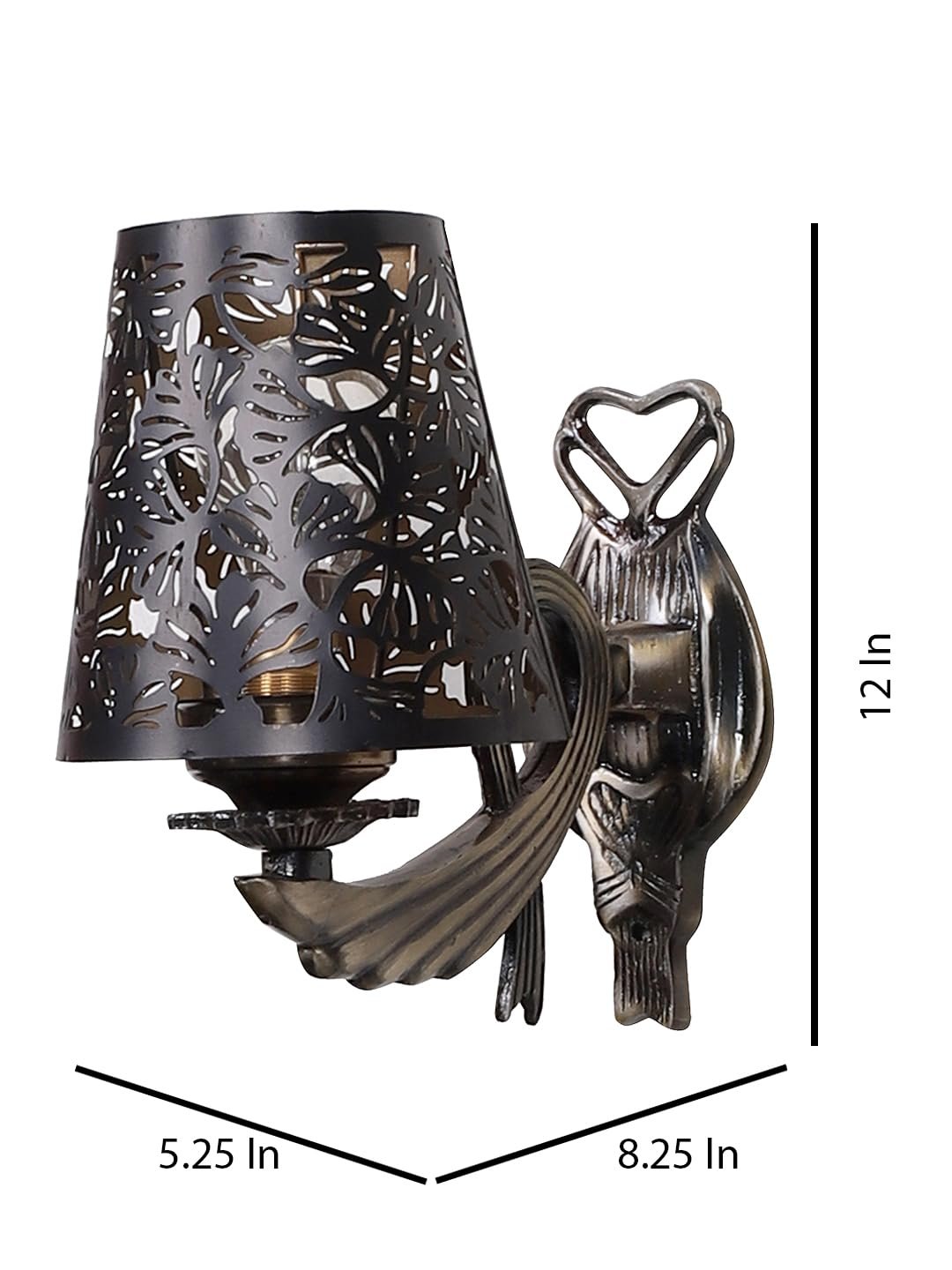Multicolor Wall Lamp | Elegant Metal Material | Stylish Ambient Light for Home, Office, Living Room, Bedroom, Hallway | Modern Decorative Wall Sconce - Model DZW37