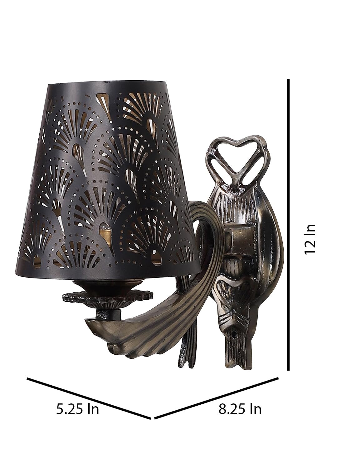 Multicolor Wall Lamp | Elegant Metal Material | Stylish Ambient Light for Home, Office, Living Room, Bedroom, Hallway | Modern Decorative Wall Sconce - Model DZW40