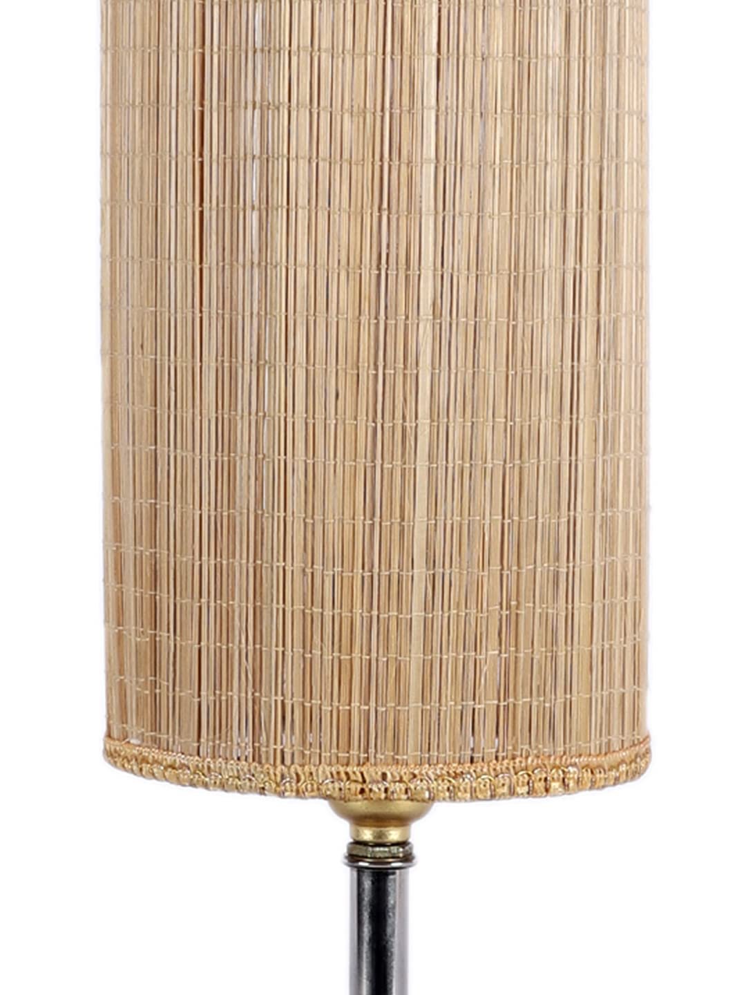 Bamboo Shade with with Wood lamp Base .(KK13)