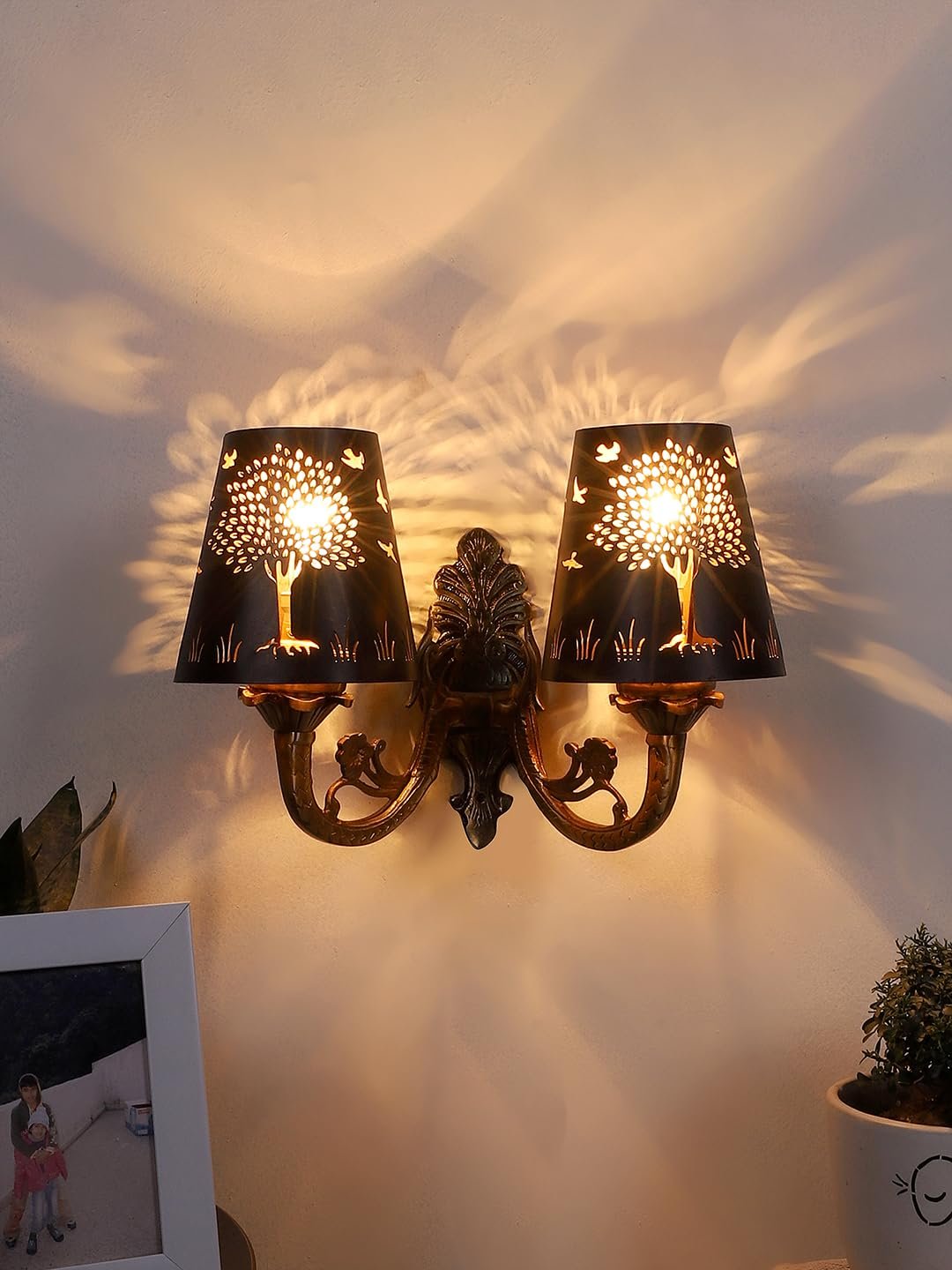 New Era 06 Light Chandelier with Etching Shades (ENG06)