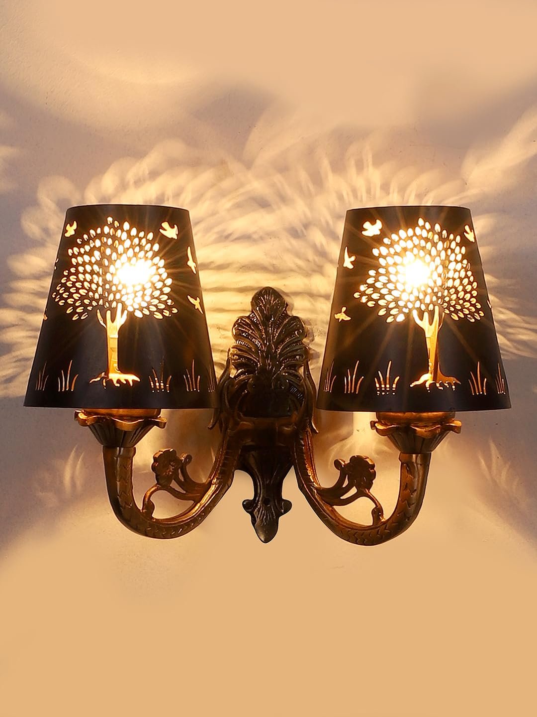 New Era 06 Light Chandelier with Etching Shades (ENG06)