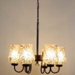 New Era 06 Light Chandelier with Mosaic Glass Shade (ENG19)