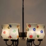 New Era 06 Light Chandelier with Mosaic Glass Shade (ENG24)