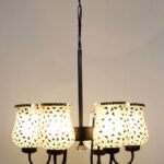 New Era 06 Light Chandelier with Mosaic Glass Shade (ENG26)