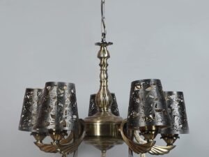 New Era  Light Chandelier with Etching Shades (ENG54)