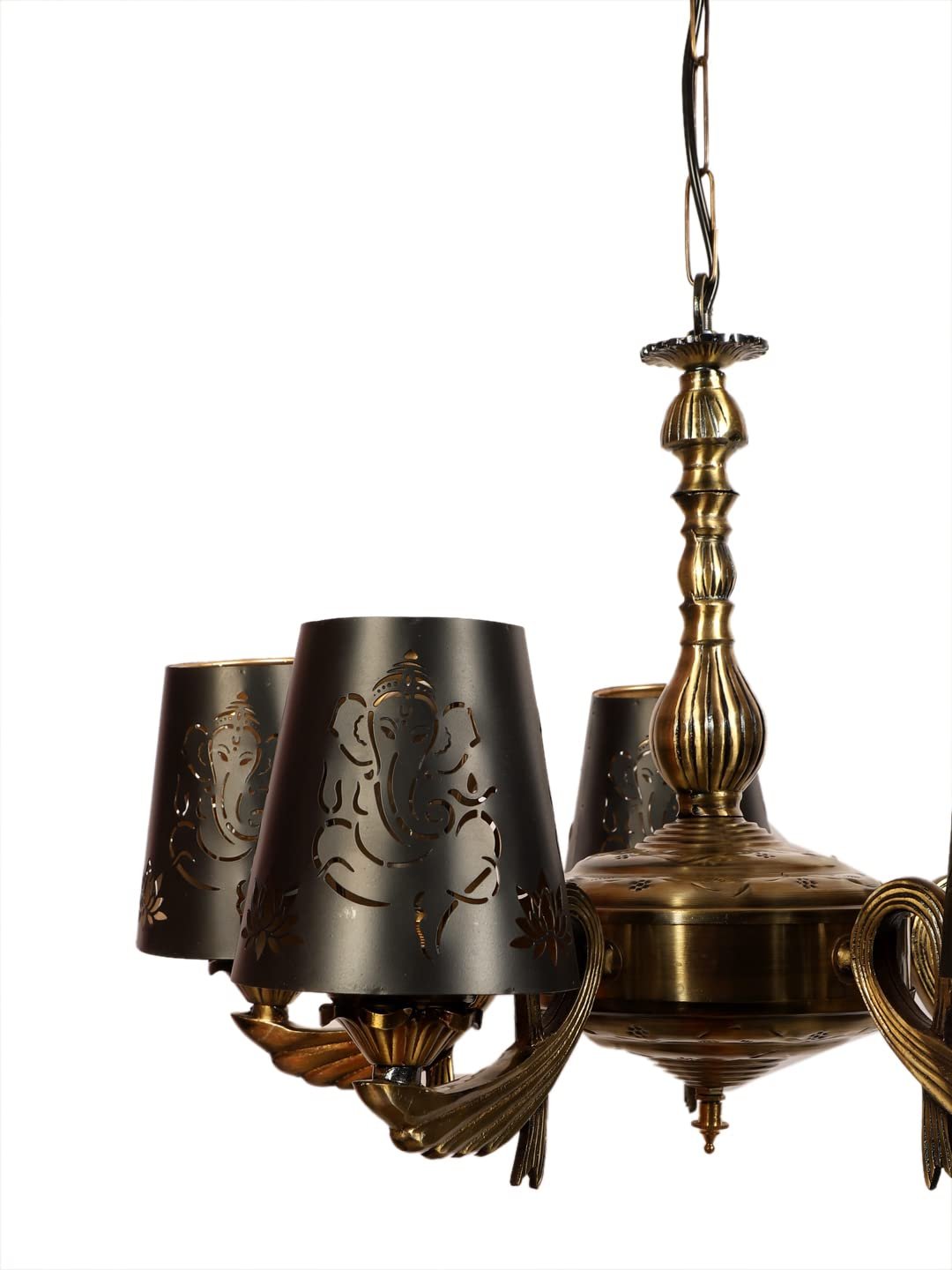 New Era  Light Chandelier with Etching Shades (ENG60)