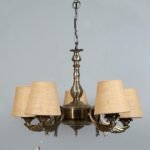 New Era  Light Chandelier with Conical Jute Lamp Shade(ENG61)