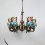 New Era  Light Chandelier with Mosaic Glass Shade (ENG65)